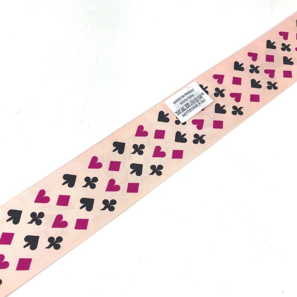 Hermes Scarf Twilly New Tag Silk Pink — view 7