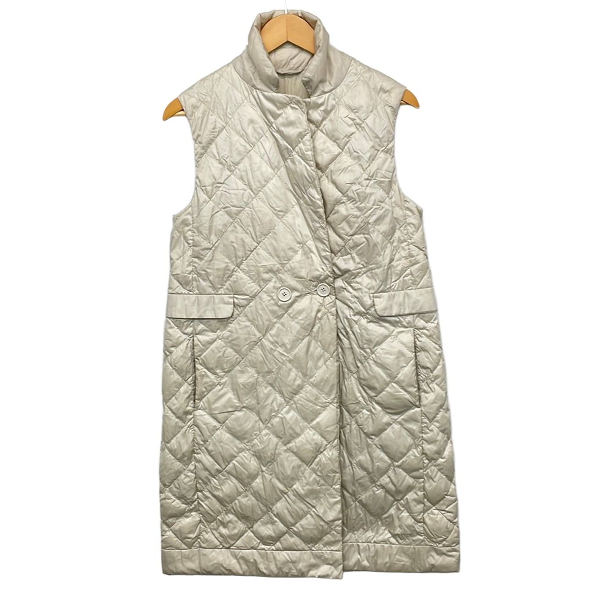 Max Mara Down Vest Ivory 38