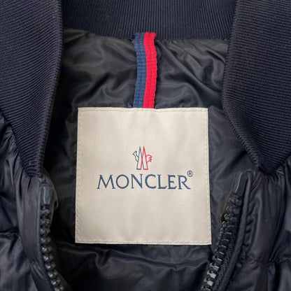 Moncler Down Jacket Robert Nylon Logo Patch Navy 2 — view 8