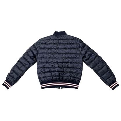 Moncler Down Jacket Robert Nylon Logo Patch Navy 2 — view 2