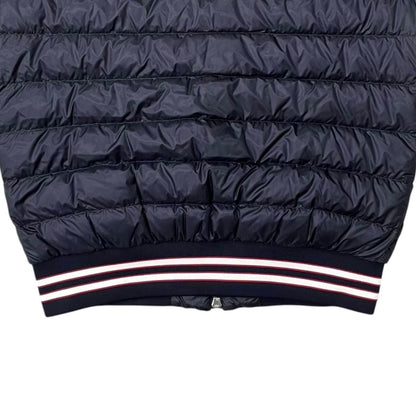 Moncler Down Jacket Robert Nylon Logo Patch Navy 2 — view 6