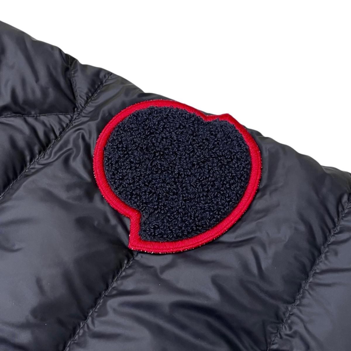 Moncler Down Jacket Robert Nylon Logo Patch Navy 2 — view 7