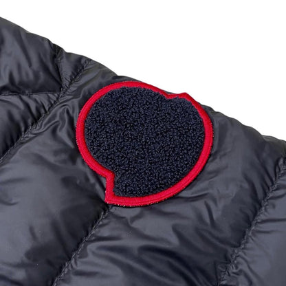 Moncler Down Jacket Robert Nylon Logo Patch Navy 2 — view 7