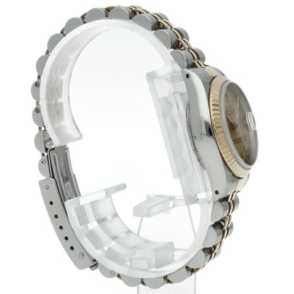 Rolex Datejust Watch 18k Yellow Gold SS Champagne — view 4