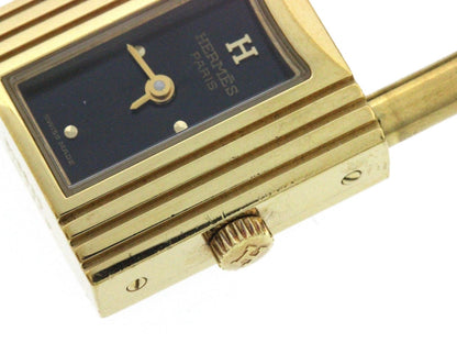 Hermes Kelly Watch Leather Black Dial Quartz — view 4