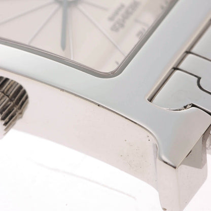 Hermes H Watch Stainless Ivory Quartz — view 6