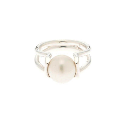 Tiffany & Co HardWear Pearl Ring Silver