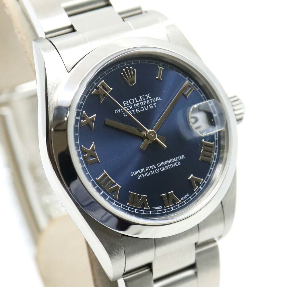 Rolex Datejust 31 Blue Rome Watch SS Oyster Bracelet Automatic — view 3