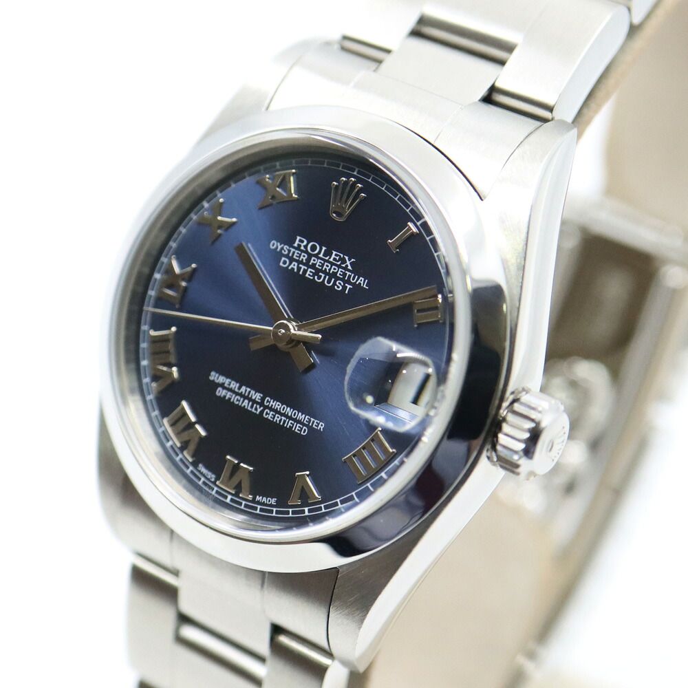 Rolex Datejust 31 Blue Rome Watch SS Oyster Bracelet Automatic — view 2