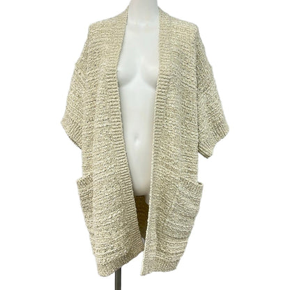 Max Mara Cardigan Ivory Long Sleeve Length Glitter S