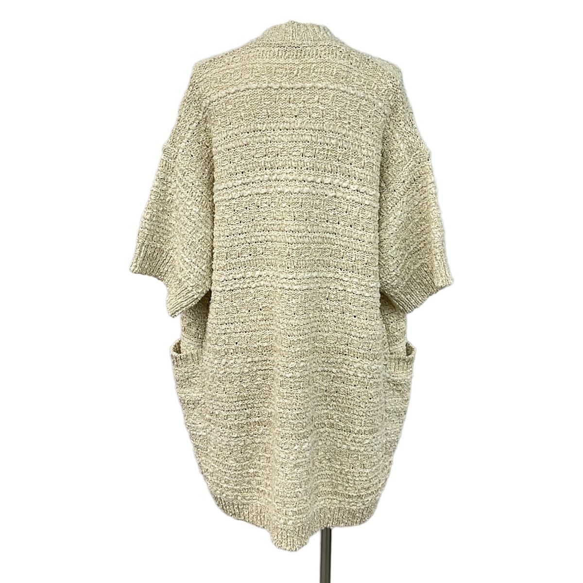 Max Mara Cardigan Ivory Long Sleeve Length Glitter S — view 2