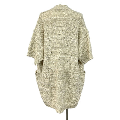 Max Mara Cardigan Ivory Long Sleeve Length Glitter S — view 2