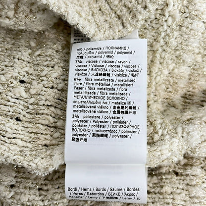 Max Mara Cardigan Ivory Long Sleeve Length Glitter S — view 5