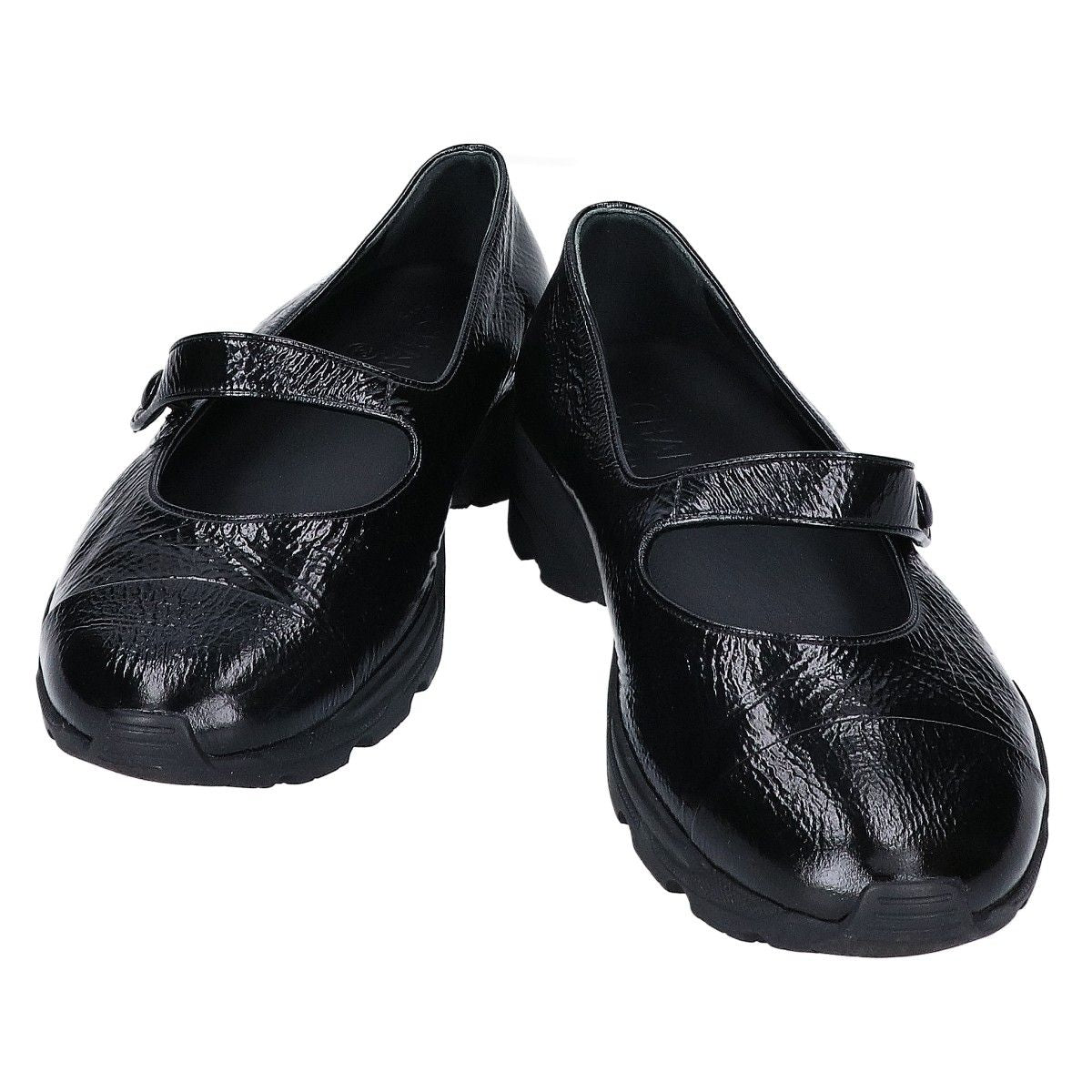 Chanel Patent Leather Mary Jane Strap Shoes