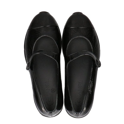 Chanel Patent Leather Mary Jane Strap Shoes — view 5