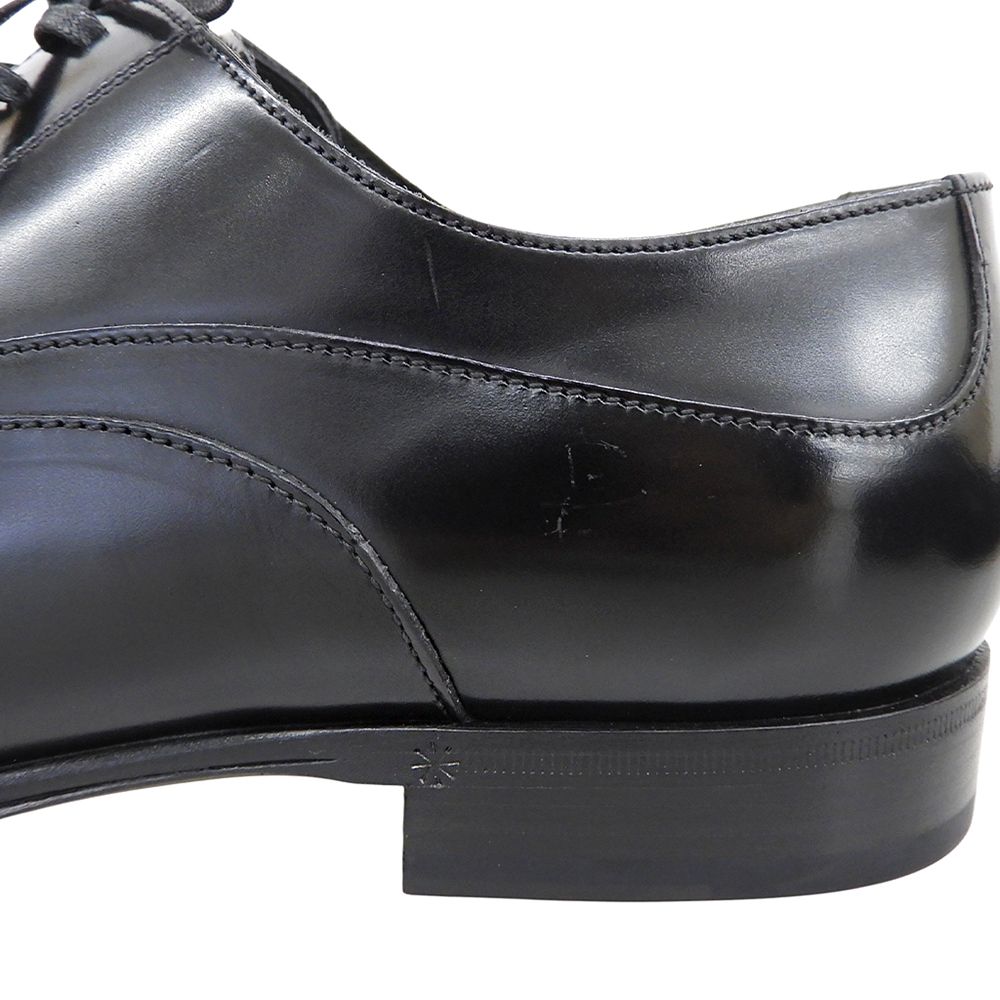 Dolce & Gabbana Leather Plain Toe Dress Shoes Black 6 — view 4
