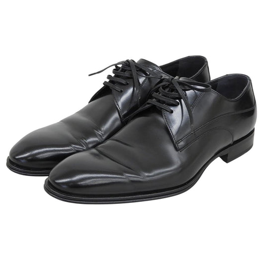 Dolce & Gabbana Leather Plain Toe Dress Shoes Black 6