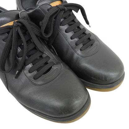 Louis Vuitton Leather Low-Top Sneakers Black 5.5 — view 3