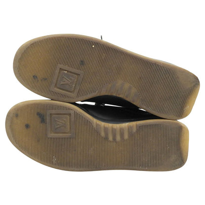 Louis Vuitton Leather Low-Top Sneakers Black 5.5 — view 2