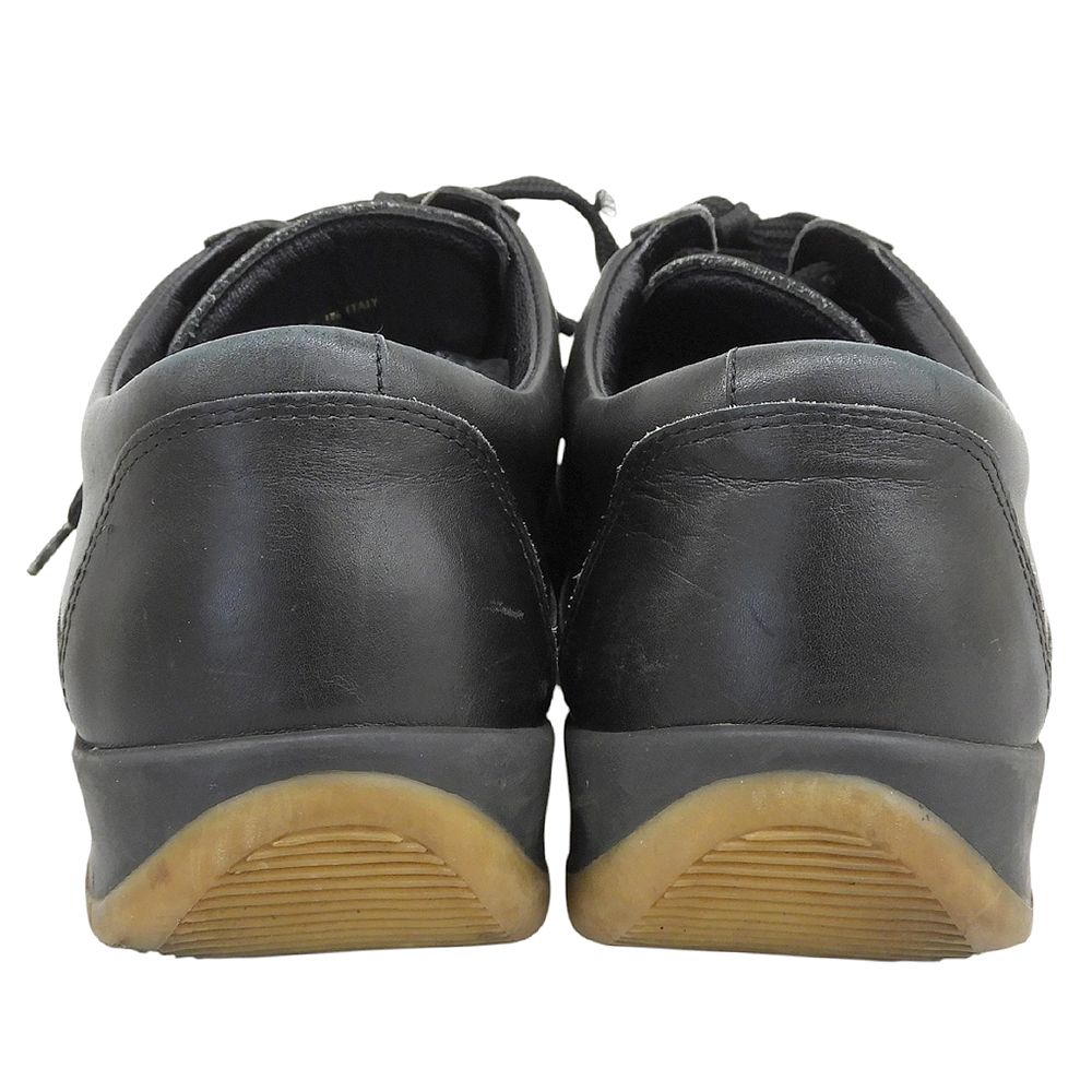 Louis Vuitton Leather Low-Top Sneakers Black 5.5 — view 5