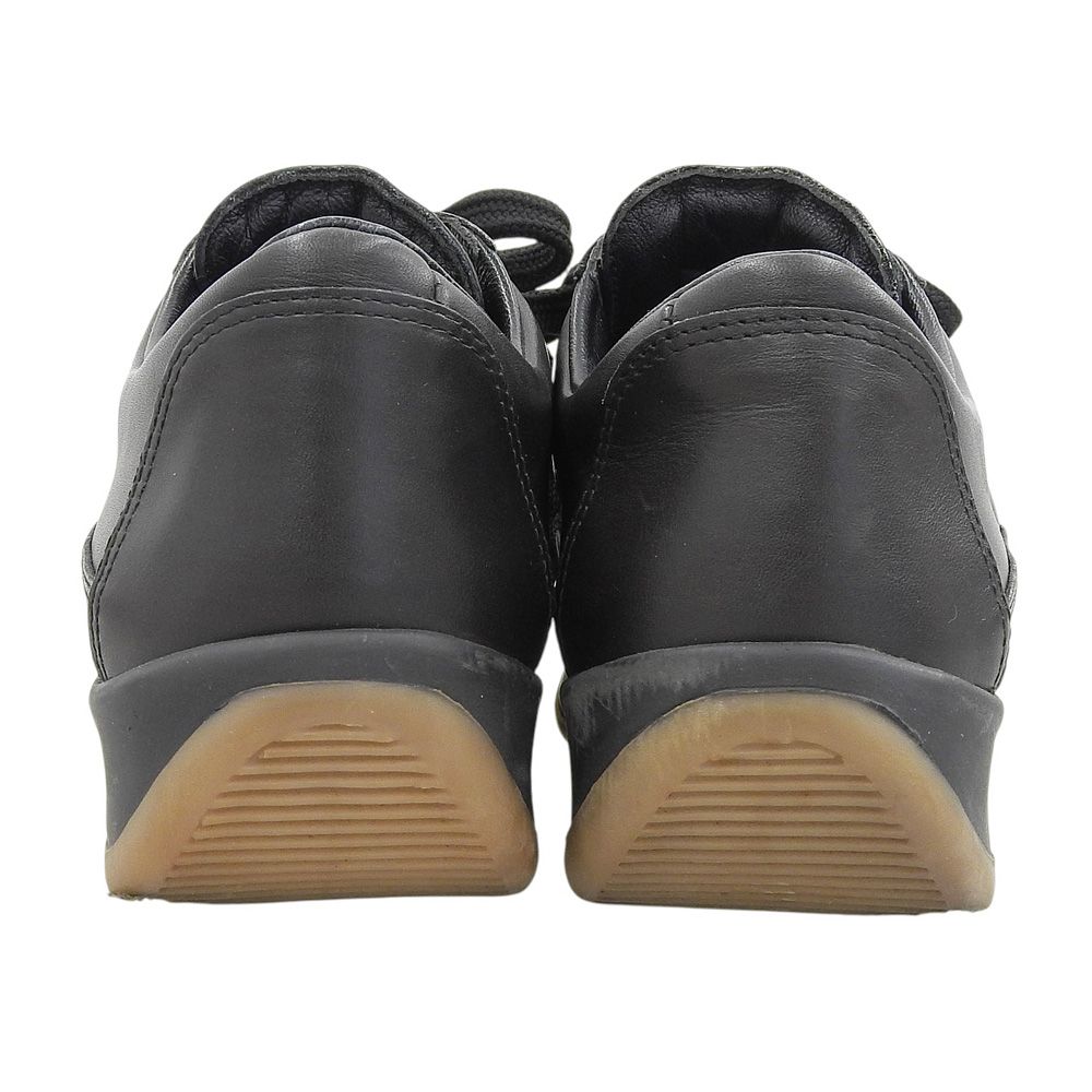 Louis Vuitton Leather Low-Top Sneakers Black — view 5