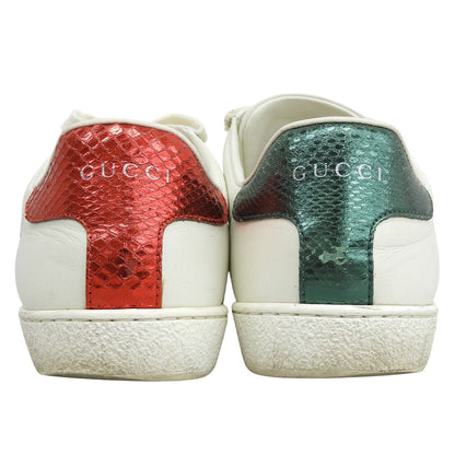 Gucci Heart Ace Low-Top Sneakers White — view 5