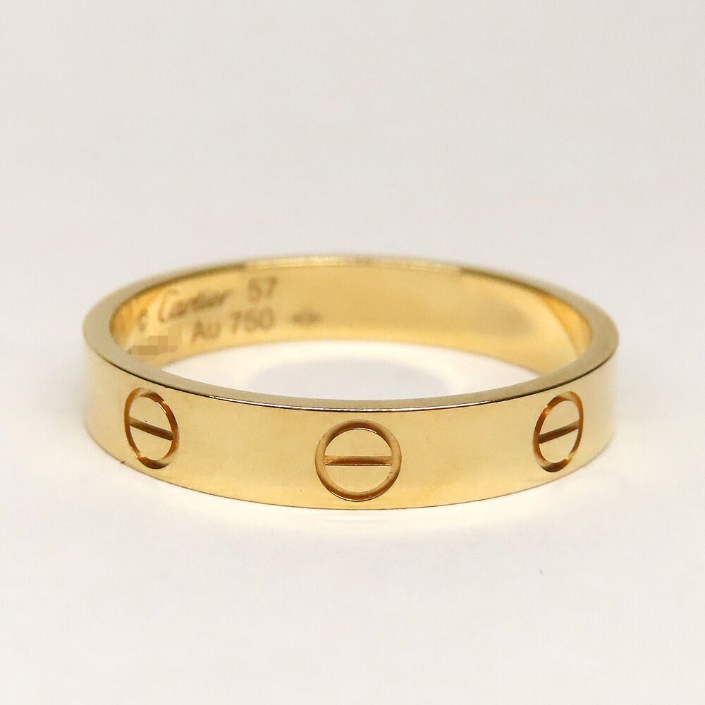 Cartier Love Ring Small Model 750 Yellow Gold 57 Mini — view 5