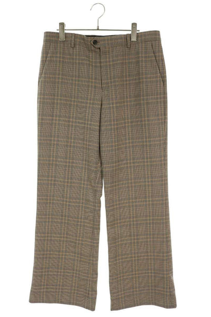 Celine Check Trousers Long Pants 50