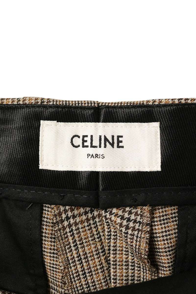 Celine Check Trousers Long Pants 50 — view 3