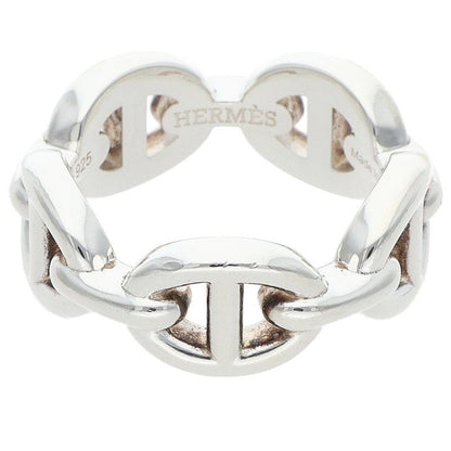 Hermes Chaine D'ancre Enchainee PM Silver Ring