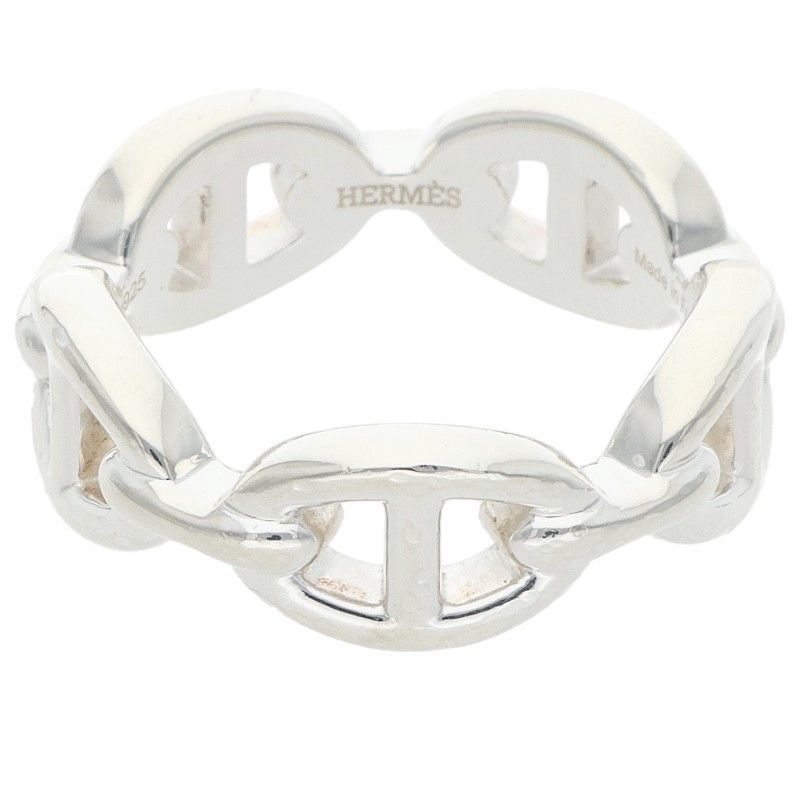 Hermes Chaine D'ancre Enchainee PM Silver Ring