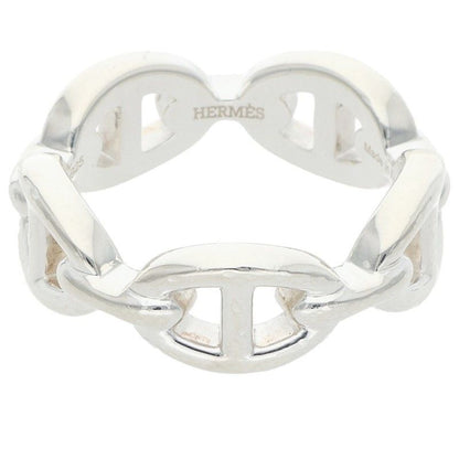 Hermes Chaine D'ancre Enchainee PM Silver Ring