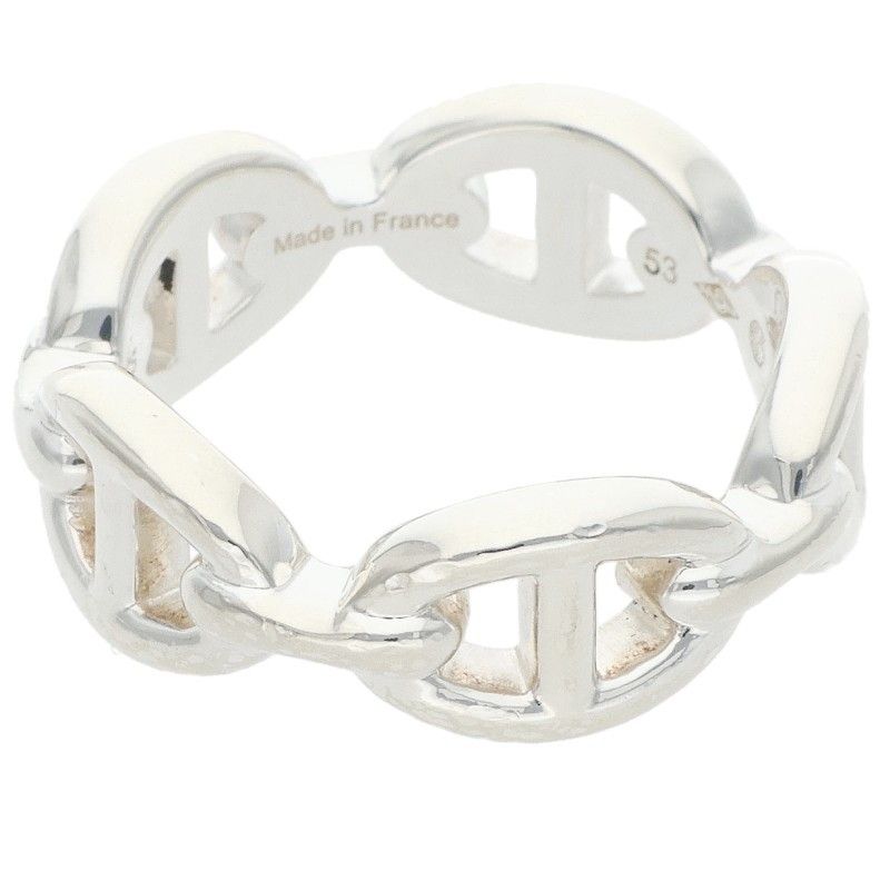 Hermes Chaine D'ancre Enchainee PM Silver Ring — view 4