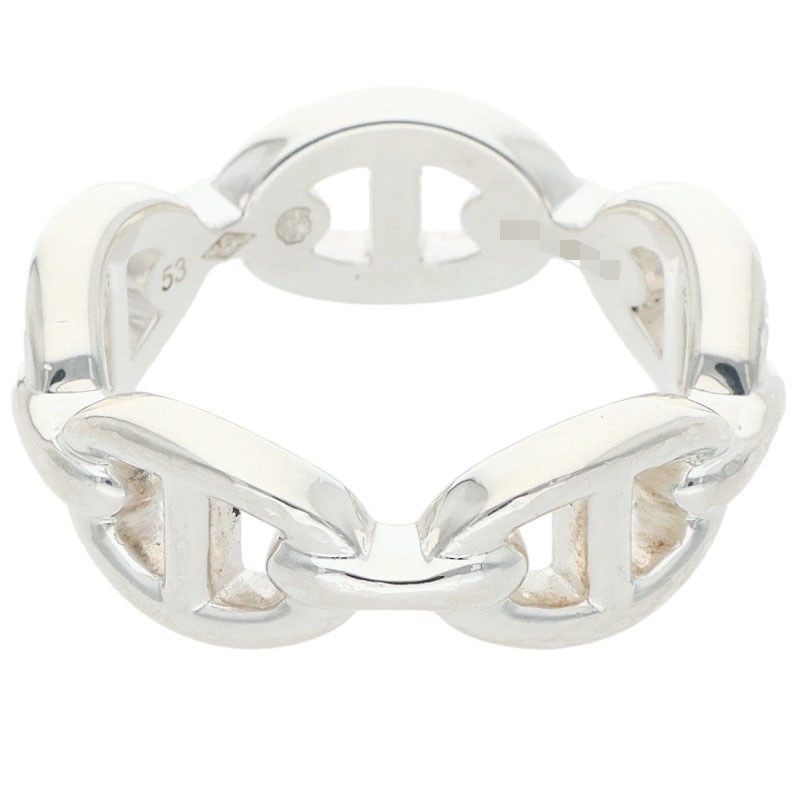 Hermes Chaine D'ancre Enchainee PM Silver Ring — view 2