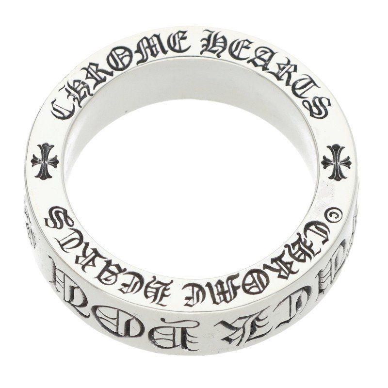 Chrome Hearts Spacer Fckyou Silver Ring — view 2