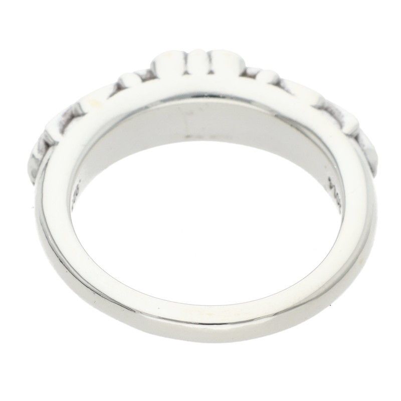 Chrome Hearts Baby Classic Floral Cross Silver Ring — view 2