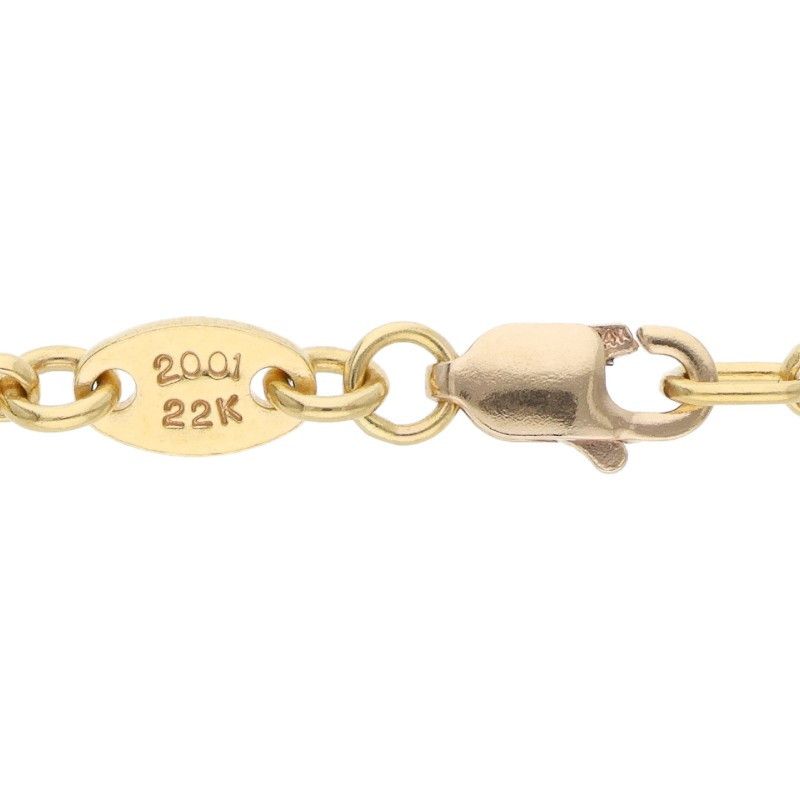 Chrome Hearts Neckchain Roll Chain Gold Necklace — view 4