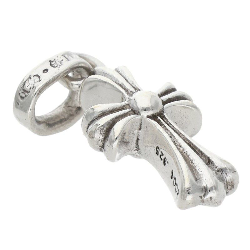 Chrome Hearts Cross Baby Fat Charm Silver Pendant — view 5