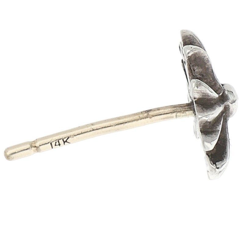 Chrome Hearts CH Pls CH Plus Stud Silver Earrings — view 4
