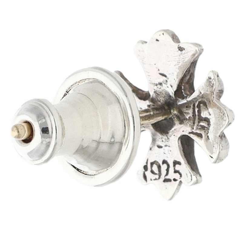 Chrome Hearts CH Pls CH Plus Stud Silver Earrings — view 2