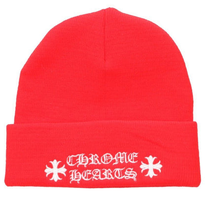Chrome Hearts Wool Watch Cap Logo Embroidery Beanie Knit Hat