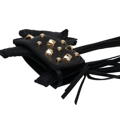 Hermes Robeo Rock PM Agneau Milo Studded Charm PM Keychain — view 3