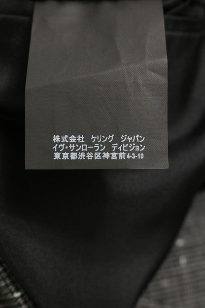 Saint Laurent Paris Check Tailored Jacket — view 3