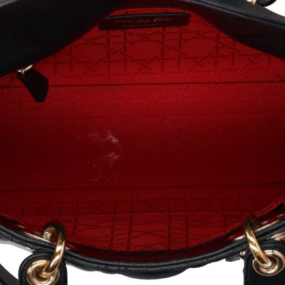 Dior Lady My Abcdior Small Lambskin Charm Leather Handbag — view 3
