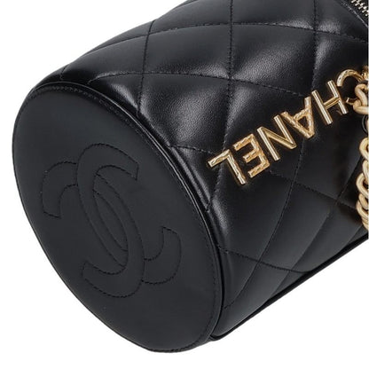 Chanel Vanity Quilted Lambskin Chain Shoulder Bag — view 4