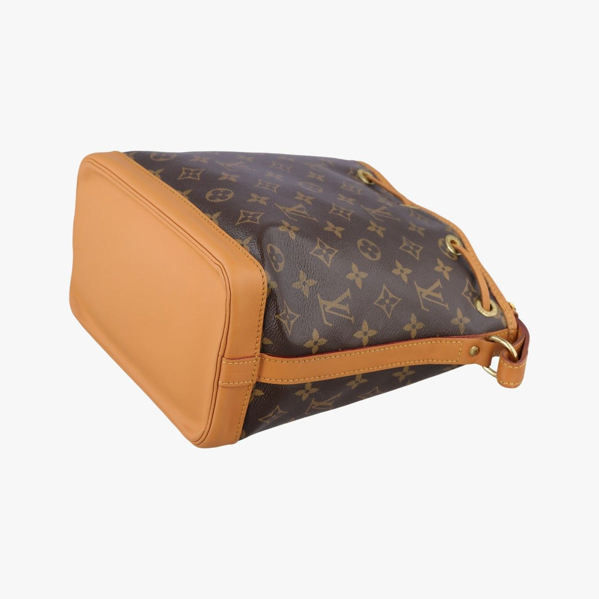 Louis Vuitton Noe BB Monogram Brown Canvas Bucket Bag — view 6