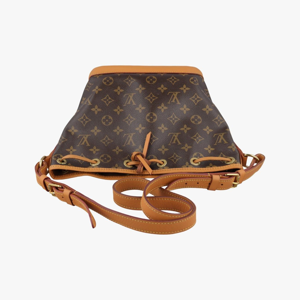 Louis Vuitton Noe BB Monogram Brown Canvas Bucket Bag — view 8