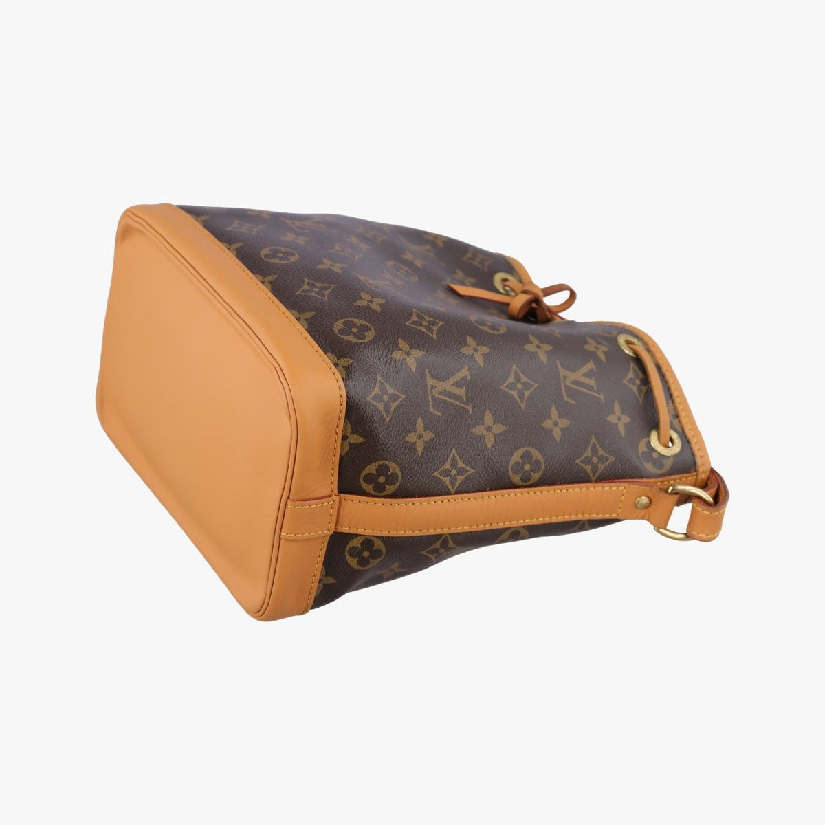 Louis Vuitton Noe BB Monogram Brown Canvas Bucket Bag — view 4