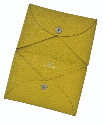 Hermes Calvi Card Case Chevre — view 3