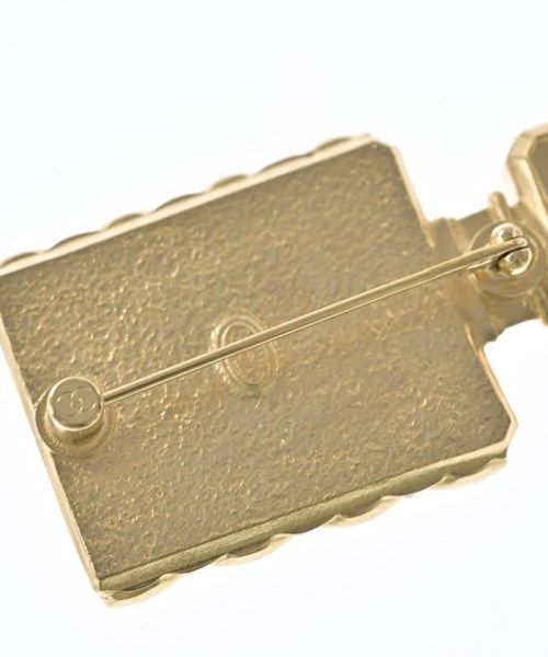 Chanel Bottle Motif CC Logo Pearl Rhinestone Brooch Gold — view 3
